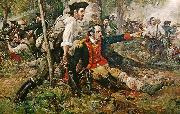 Frederick Coffay Yohn Herkimer at the Battle of Oriskany oil painting